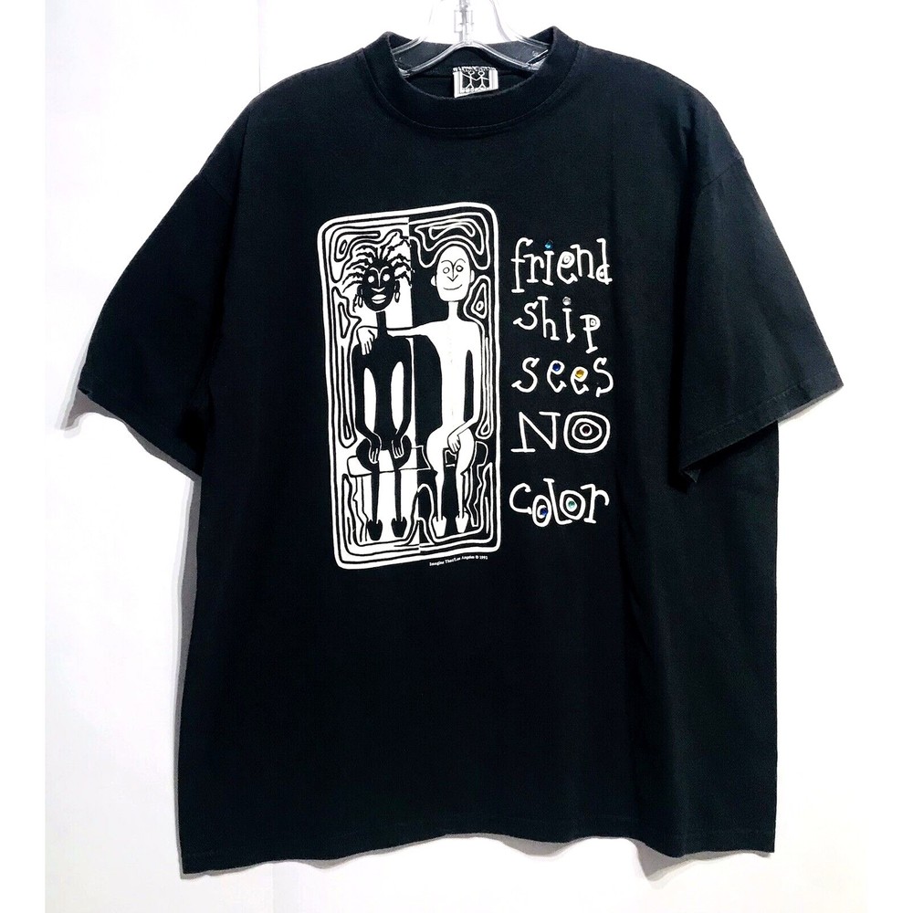 Vintage 1992 Imagine That Los Angeles OS Black Short Sleeve Graphic T Shirt